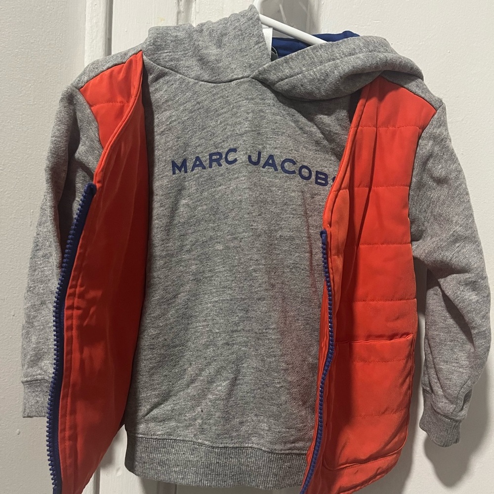 Marc Jacobs Gray and Blue Hoodie
